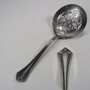 Wm. A. Rogers Bon Bon Spoon Pierced Cut OLD SOUTH or Magnolia Silver Plate